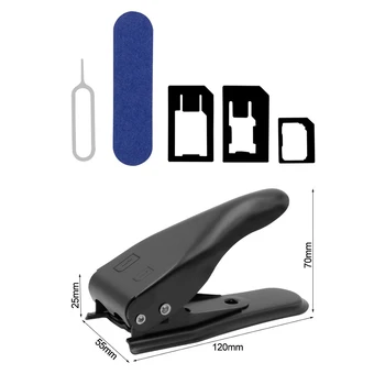 

2 in 1 Nano Micro SIM Card Cutter Cutting Tool for Apple iPhone Nokia Samsung Smartphones Accessories
