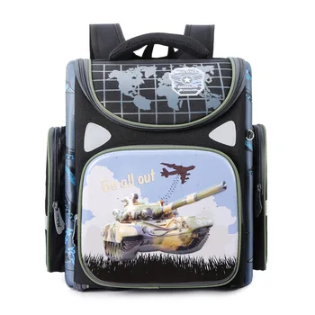 

TOP Quality Children School Backpacks For Boys Orthopedic Knapsack Kids 3D Cartoon Primary School Bags Girls Schoolbags Grade1-5