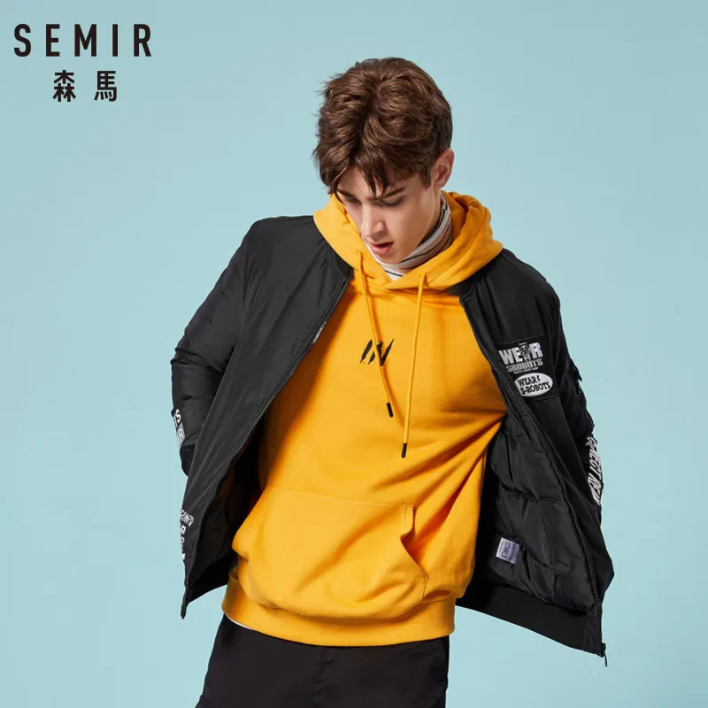 Куртка SEMIR мужская пуховая теплая верхняя одежда модная повседневная