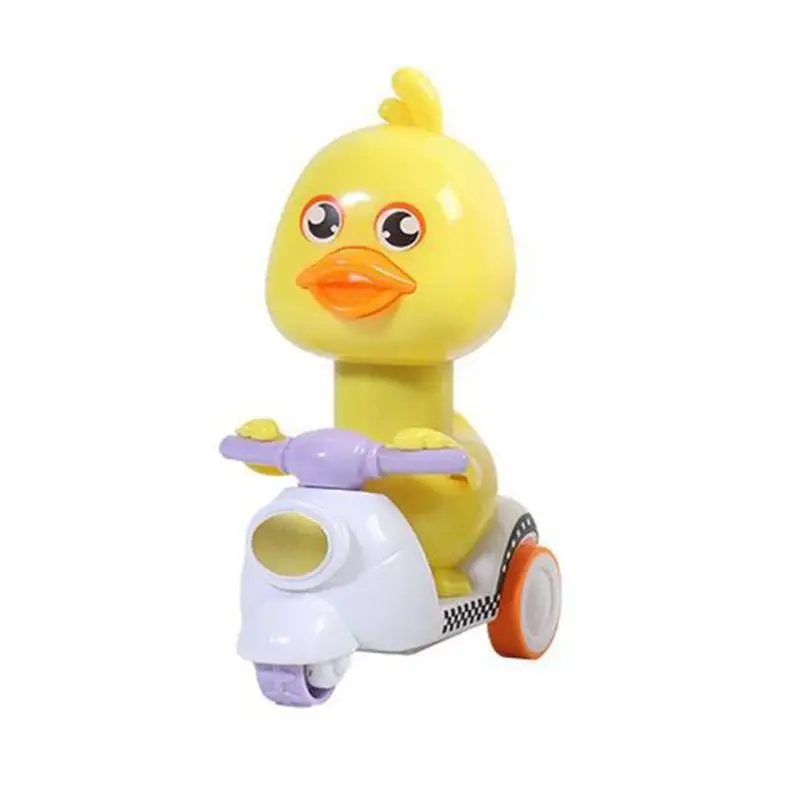 font b Baby b font Cartoon Doll Pressing Force Duck Motorcycle Squeeze font b Kid