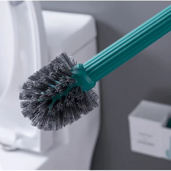 

Wall-Mounted Cactus Wc With Balm Toilet Toilet Brush Long Handle Soft Brush Plastic Bathroom Cleaning Cactus Sanitary Brush Set