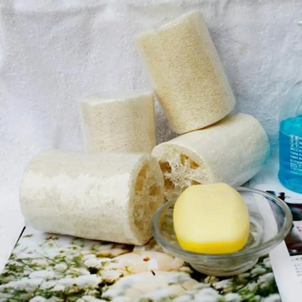 Натуральная люфа Luffa щетка для душа мытье котелок губка скребок для спа портативная натуральная щетка для ванной