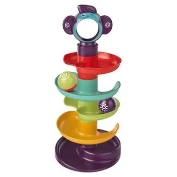 

Children Fun Orbit Series DIY Assembly Baby Puzzle Building Blocks Slide Ball XXFE
