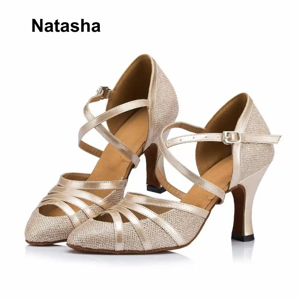 silver dance shoes