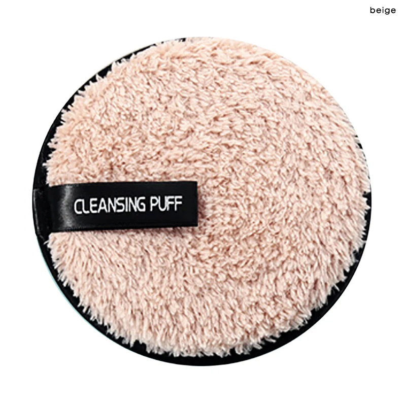 C New Fashion Natural Magical Makeup Remover Puff Face Cleansing Microfiber Cloth Pads Remover Towel Professional Cosmetics Tool - Цвет: C