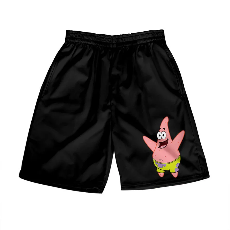 2021 Creative Novelty Classic Quick Dry Men Shorts Anime 3D Trunks Patrick Star Beach Hip Hop Beachwear Summer New Cool pants mens casual shorts