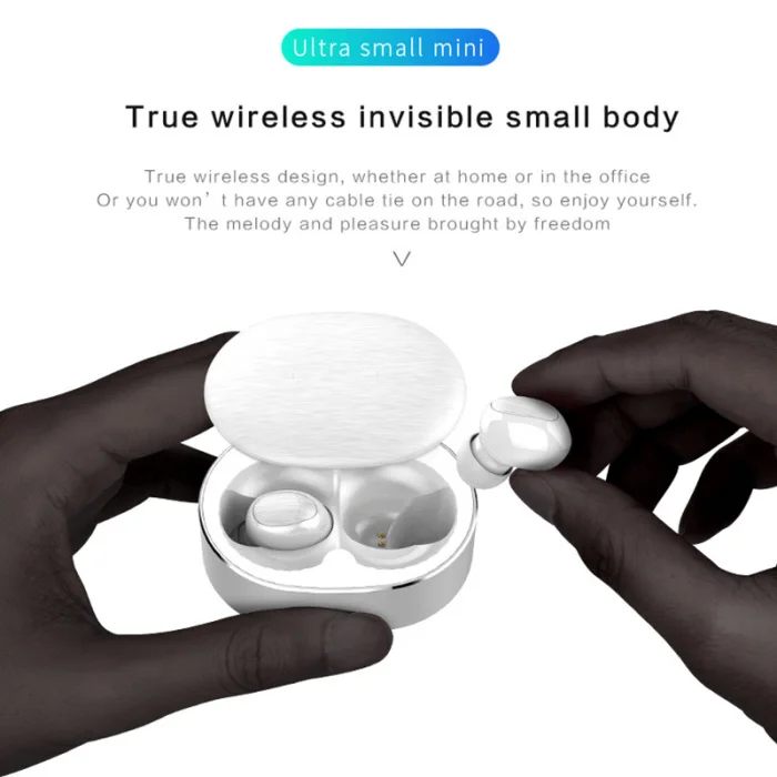 Bluetooth наушники TWS в ухо невидимые спортивные стерео беспроводные наушники с зарядкой Pod SP99