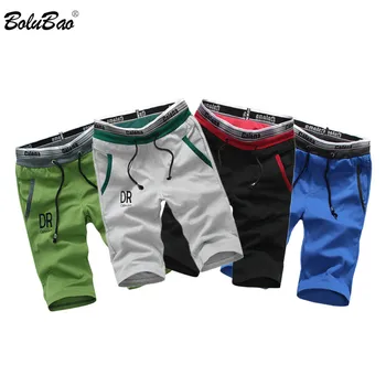 

BOLUBAO Brand Men Shorts Fashion Casual Sports Shorts Letter Print Comfortable EU Size High Quality Men's Shorts