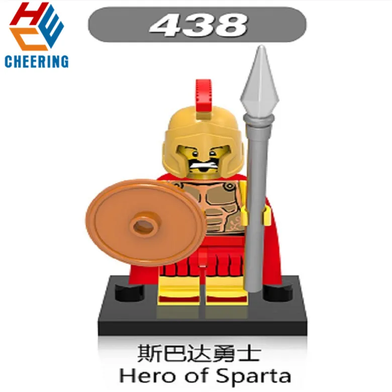 438 Without Box Одиночная строительных блоков Супергерои средневековые Рыцари арвоесин образование коммандер фигурки Кирпичи игрушки для детей XH 648 - Цвет: 438 Without Box
