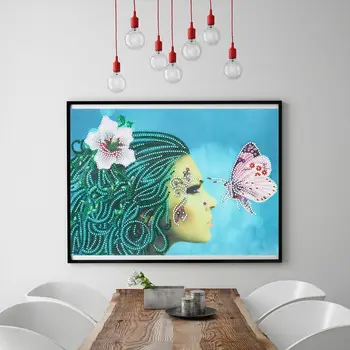 

Beauty Flower 5D Special Diamond Painting Embroidery Needlework DIY Rhinestone 517E