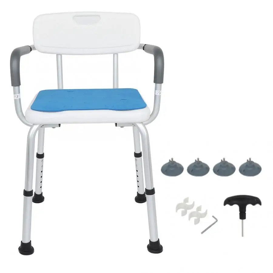 Стул для ванной из алюминиевого сплава, стулья для ванной, для инвалидов, для пожилых людей, регулируемый по высоте, Медицинский стул для ванной, стул для ног