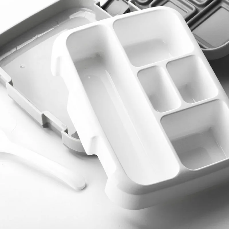 

Portable Five-Compartment Lunch Box Multi-Compartment Sealed Lunch Box Adults Safe Food Fruit Storage Container Lunch Box