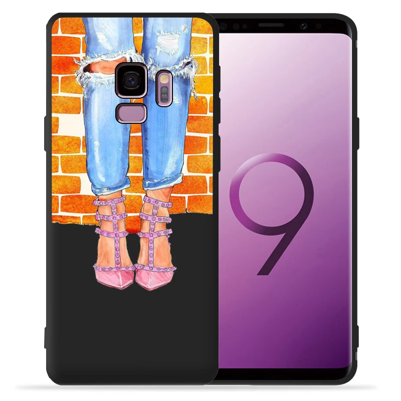 Сексуальная девушка Роскошный чехол для телефона samsung Galaxy S9 S8 S10 Plus S7 S6 Edge S10 Lite Note9 8 10 Pro чехол Etui - Цвет: 12