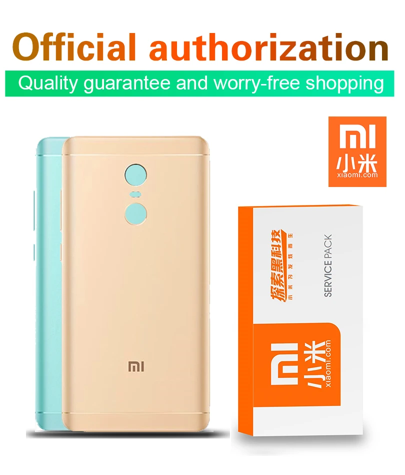 Оригинальная задняя панель корпуса для Xiaomi Redmi Note 4x задняя крышка батарейный отсек для Redmi Note 4x Запасные части