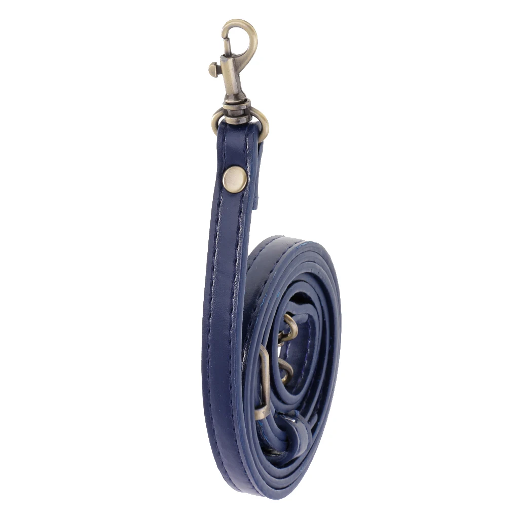Adjustable PU Leather Crossbody Shoulder Bag Strap Handle Replacement Blue