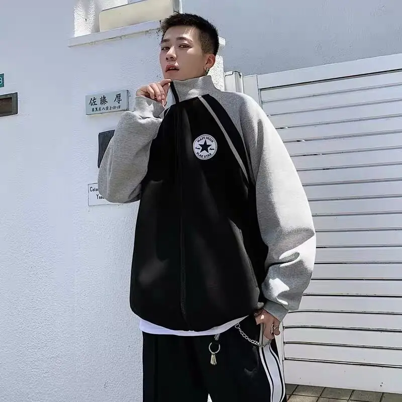 

Network Red Coat Men's INS Trend Versatile Spring And Autumn 2019 New Style Korean-style Loose-Fit Hong Kong Style Tops Jacket P