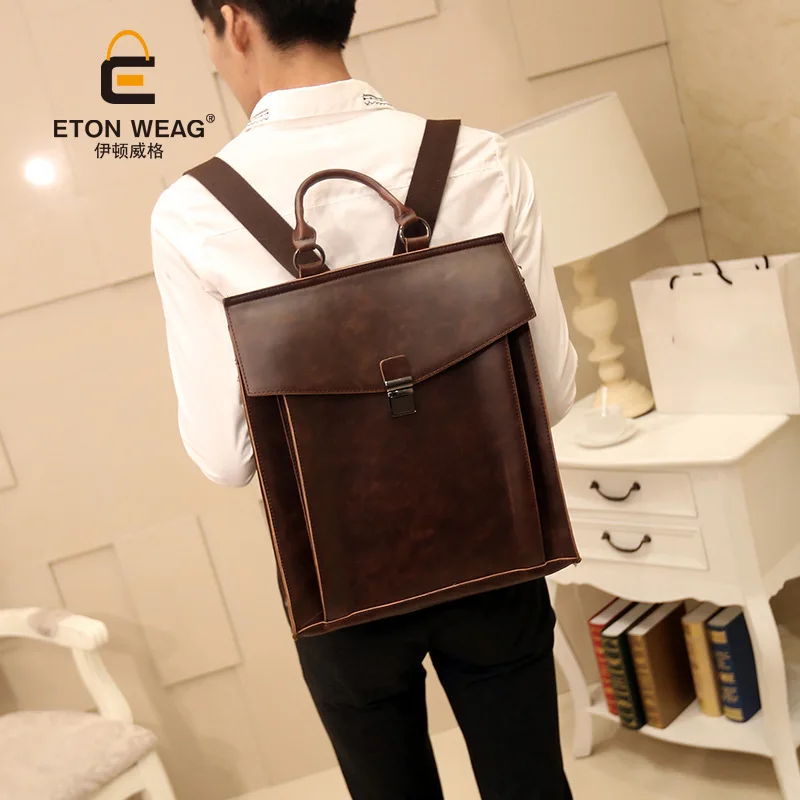 

I Korean backpack academic style retro postman backpack backpack backpack