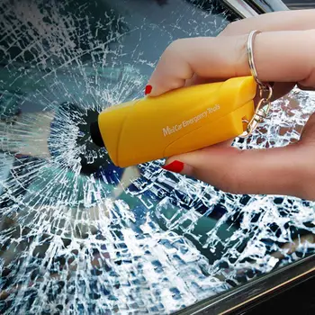 

Portable Car Emergency Safety Hammer Window Breaker Seatbelt Cutter Escape Tool