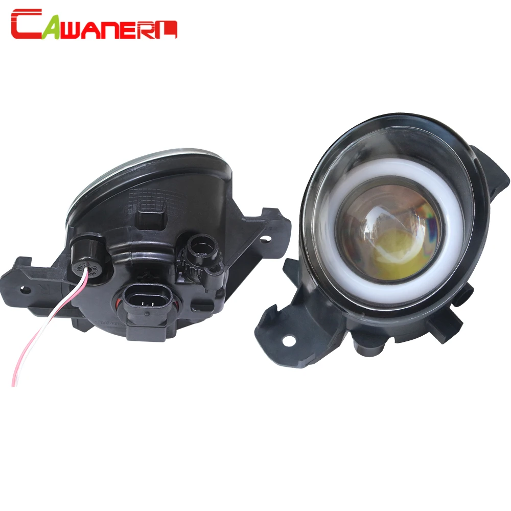

Cawanerl For Nissan Geniss 2007 Car 3000LM LED Fog Light Bulb Angel Eye Daytime Running Light DRL 12V 2 Pieces