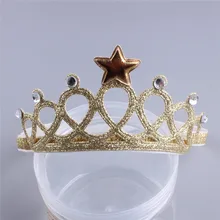 Европейская и американская детская лента для волос, Королевская корона, сверкающая пудра, детские ленты для волос, головная повязка для студийной фотосессии