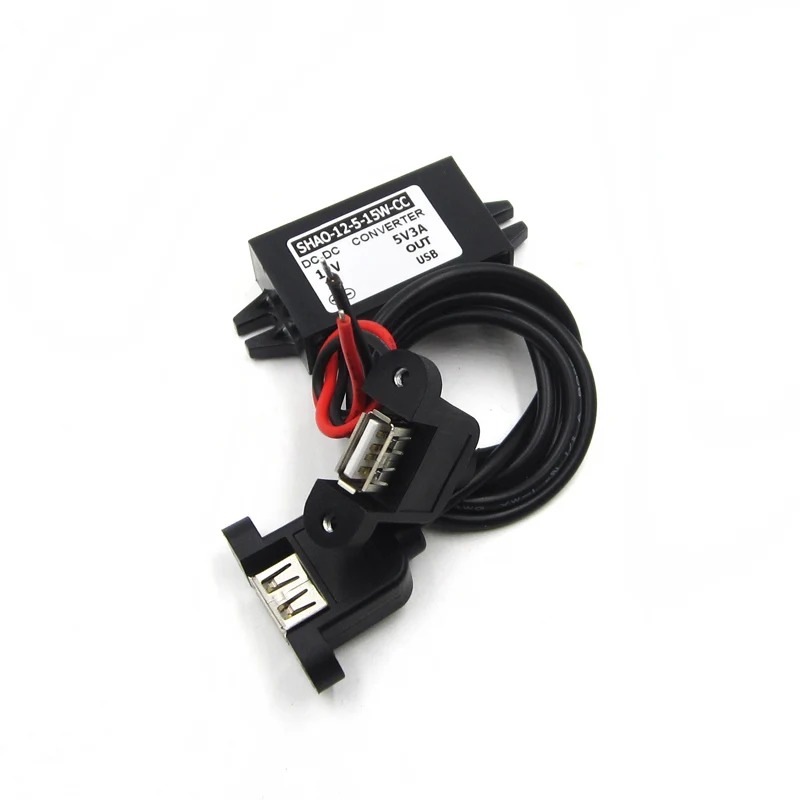 DC автомобиля Мощность от 12 В до 5 пост 3A 15 Вт модуля преобразователя Micro USB для