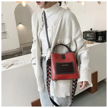 

New shoulder bag messenger bag PU products handbags 5 colors optional