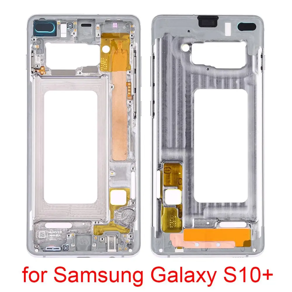 Для samsung Galaxy S10 + средняя рамка с боковыми клавишами для | Мобильные телефоны и