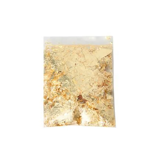 3g Imitation Gold Sliver Copper Foil Leaf Flake Sheets Bulk Foil Paper for DIY Nail Art Decor Candle Mold Making Decor Arts 04