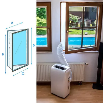 

Airlock Window Sealing For Mobile Air Conditioners And Exhaust Air Dryers aires acondicionados de pared aire frio WY527