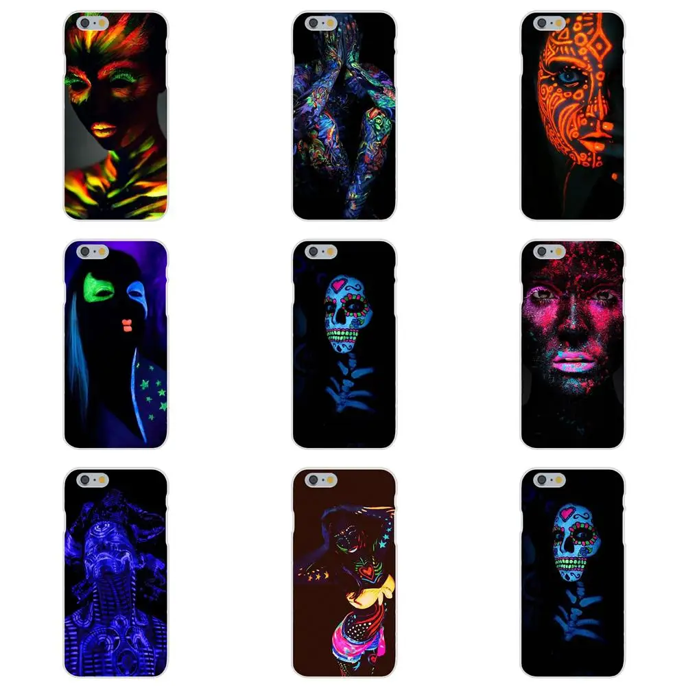 

For Xiaomi Redmi Mi 4 7A 9T K20 CC9 CC9e Note 7 9 Y3 SE Pro Prime Go Play Soft TPU Design Phone Glow In The Dark Body Paint