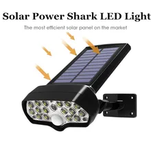 Акула светодиодный светильник на солнечной батарее PIR датчик движения Солнечная лампа водонепроницаемый солнечный светильник s настенный светильник для наружного украшения сада