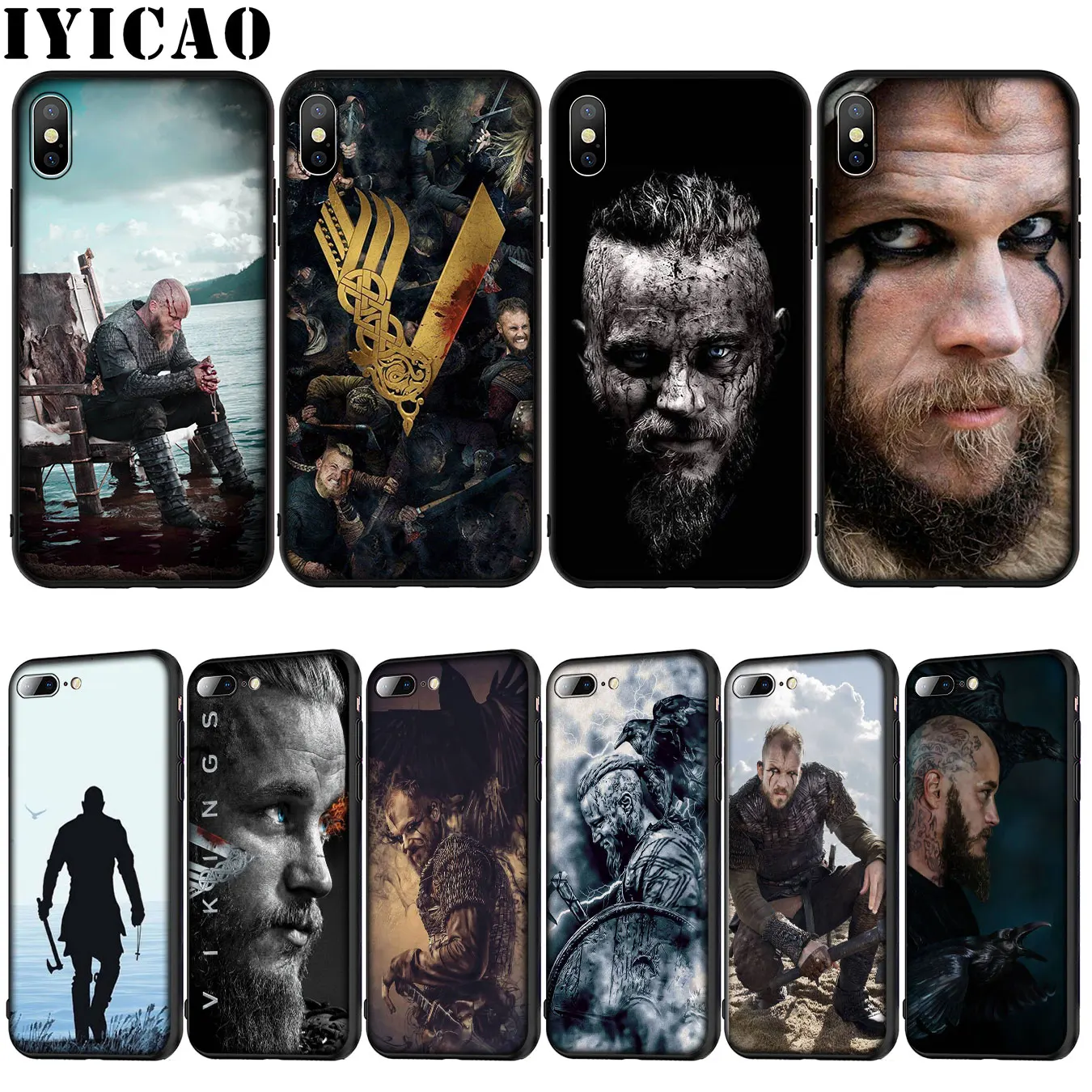 Викинги сериал Мягкий силиконовый чехол для iPhone 12 мини XR X XS 11 Pro Max 10 6 6S 7 8 plus 5S SE