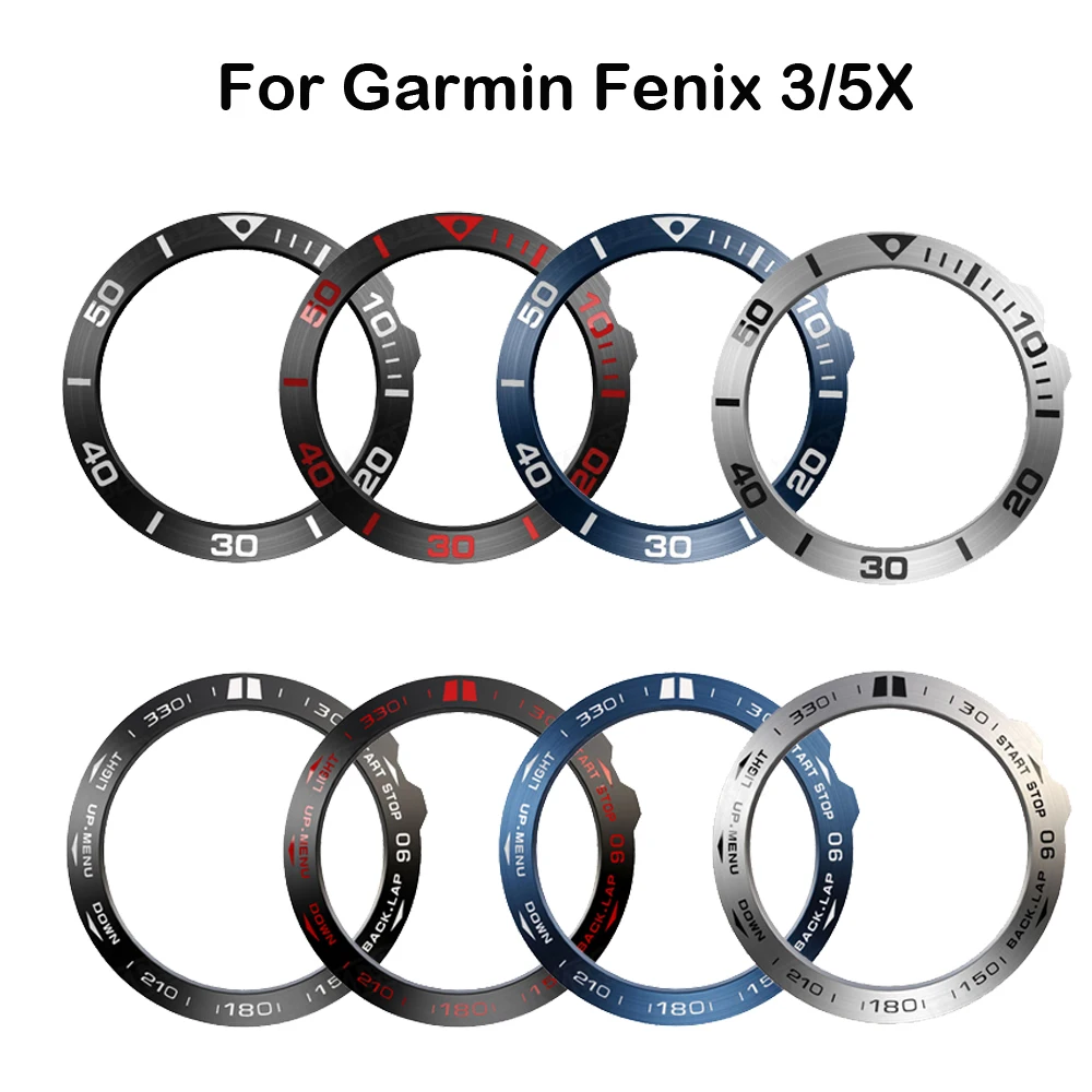 Клейкая Крышка для часов металлический чехол с защитой от царапин Garmin Fenix 5X /5X Plus