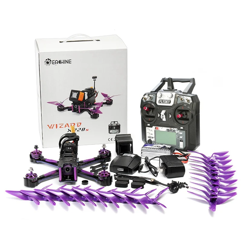 Eachine Wizard X220S FPV гоночный Дрон F4 5 8G 40CH 30A Dshot600 800TVL Flysky FS i6X RTF|Радиоуправляемые