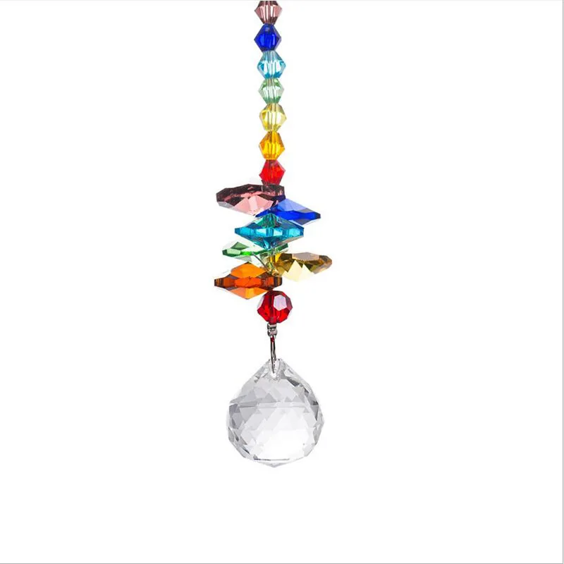 Crystals Ball Prisms Suncatcher Hanging Ornament Rainbow Maker for Home Garden for sale online 