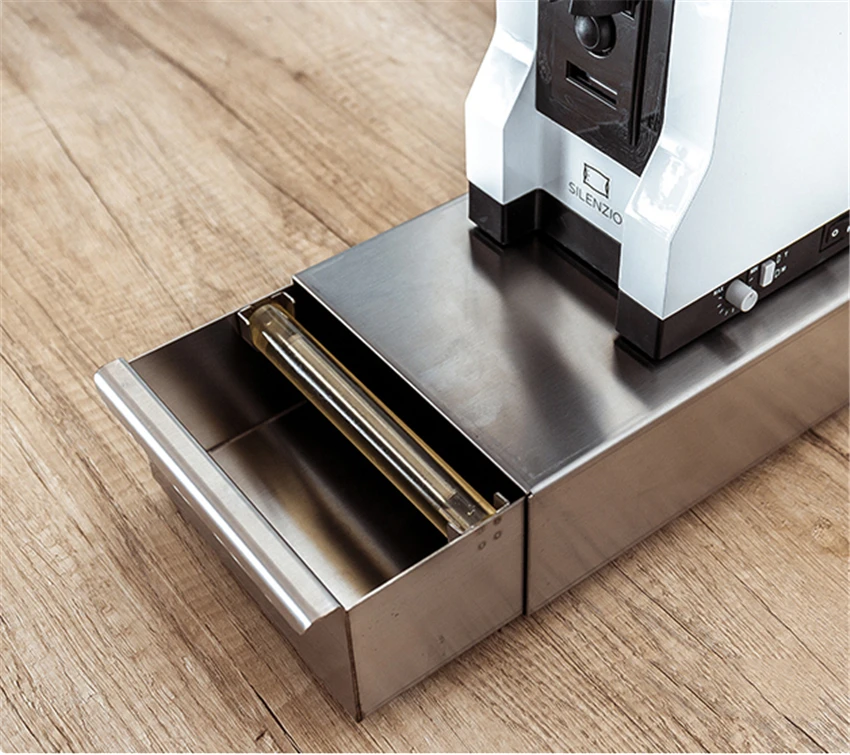 NEW Stainless Steel Espresso Coffee Knock Box With Drawer Coffee Slag isn't Splash Manual Coffee Grinder Coffee Accessories