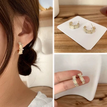 

Earrings temperament design versatile, small and exquisite earrings Trend elegant exquisite Fashion Simple Women's Earrings
