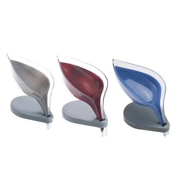 

3Pcs/set Soap Holder Sink Sponge Drain Box Creative Suction Cup Soap Storage Drying Rack Cleaning Brush Case Bathroom Supplies