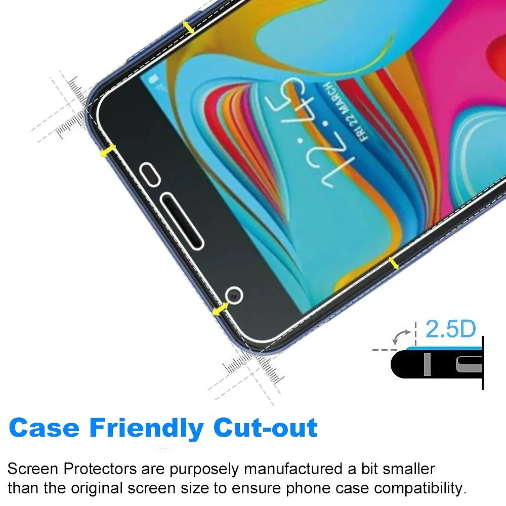 2 шт. закаленное стекло для samsung A2 J2 J4 Core Защитная пленка для экрана Glas на Galaxy A J 2 4 A2core Защитная пленка для телефона Tremp