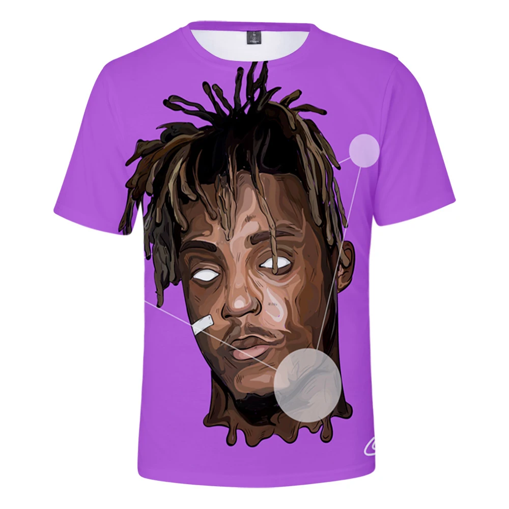 Рэпер певец juice wrld 3D футболка для мальчиков и девочек с короткими рукавами, летняя крутая уличная одежда в стиле хип-хоп, Молодежные креативные футболки