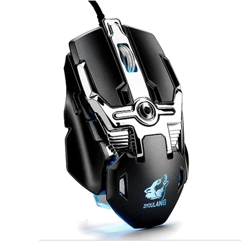 

2020 6400dpi Mouse Wired Professional Gaming Mice 8 Button USB Ergonomics Micro Mause for Laptop PC Computer Game Mouse LED