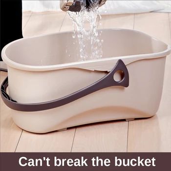 

Mop Bucket for Washing Floor Water Storage Portable Household Large PP Camping Supplies Cleaning Tools Items Basin Barrels Pails