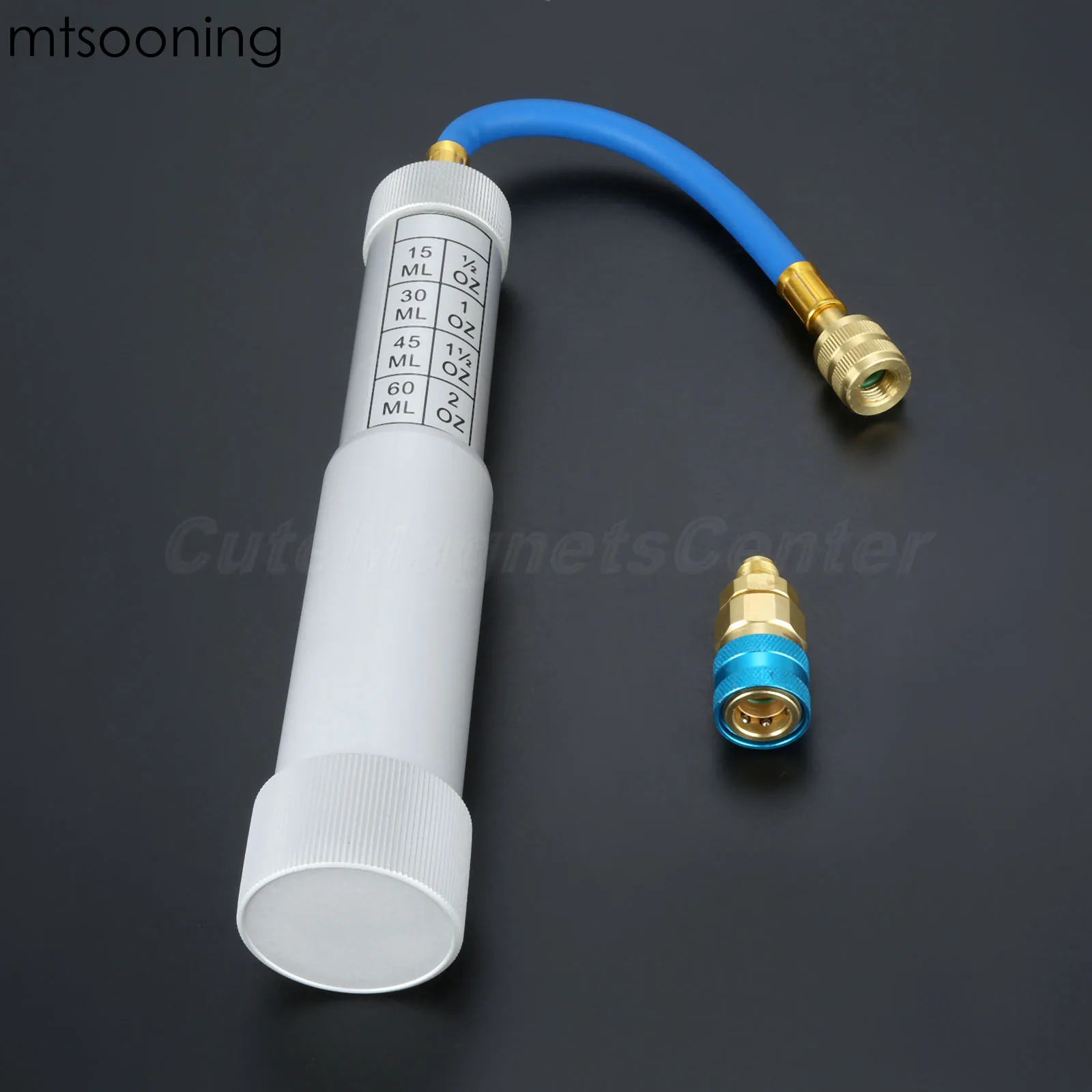Mtsooning 1/4 &quotSAE A/C AC 2 унции масла/инжектор красителя R12 R134a R410a ручной поворотный