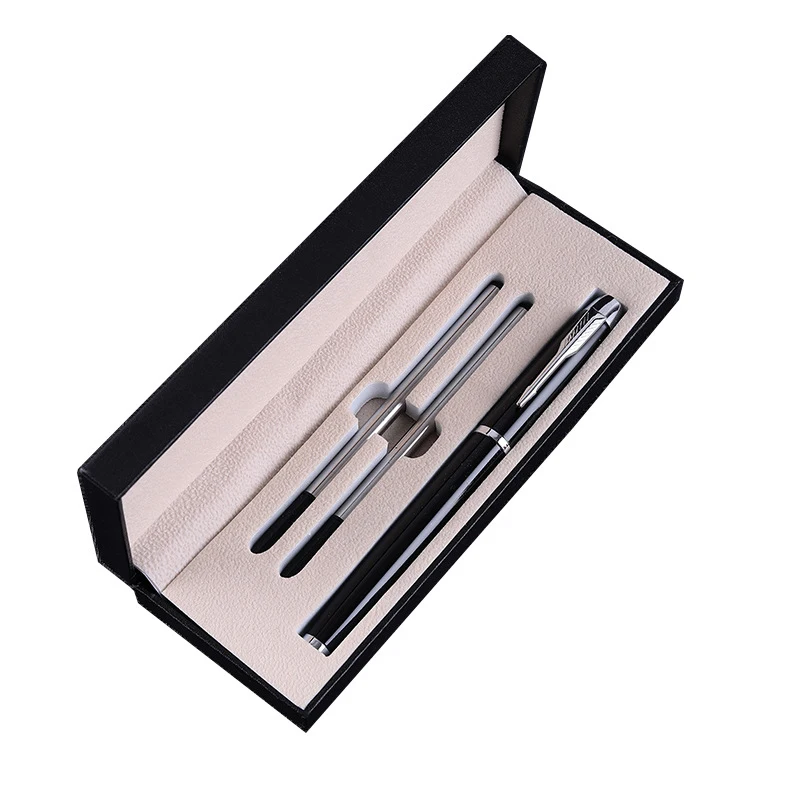 Metal Ballpoint Pen Gift Office Birthday Gifts 0.5MM Pens Engraved Name Private Laser Customized Logo Box | Канцтовары для офиса и