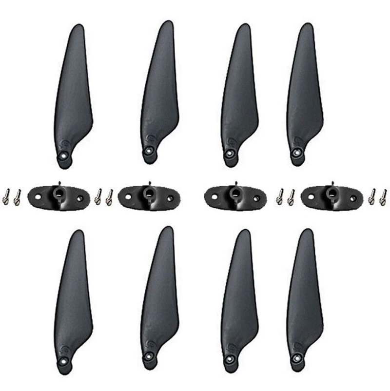 Hubsan H117S Zino винт радиоуправляемого дрона запасные части пропеллеры быстросъемные аксессуары для квадрокоптера складные лопасти - Цвет: H117S Blades Black