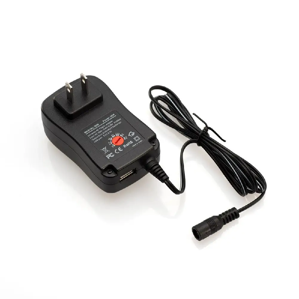 30W 3 V-12 V Универсальный Зарядное устройство AC/DC адаптер переключения Питание светодиодный драйвер освещение трансформатор с 6 штекер R25