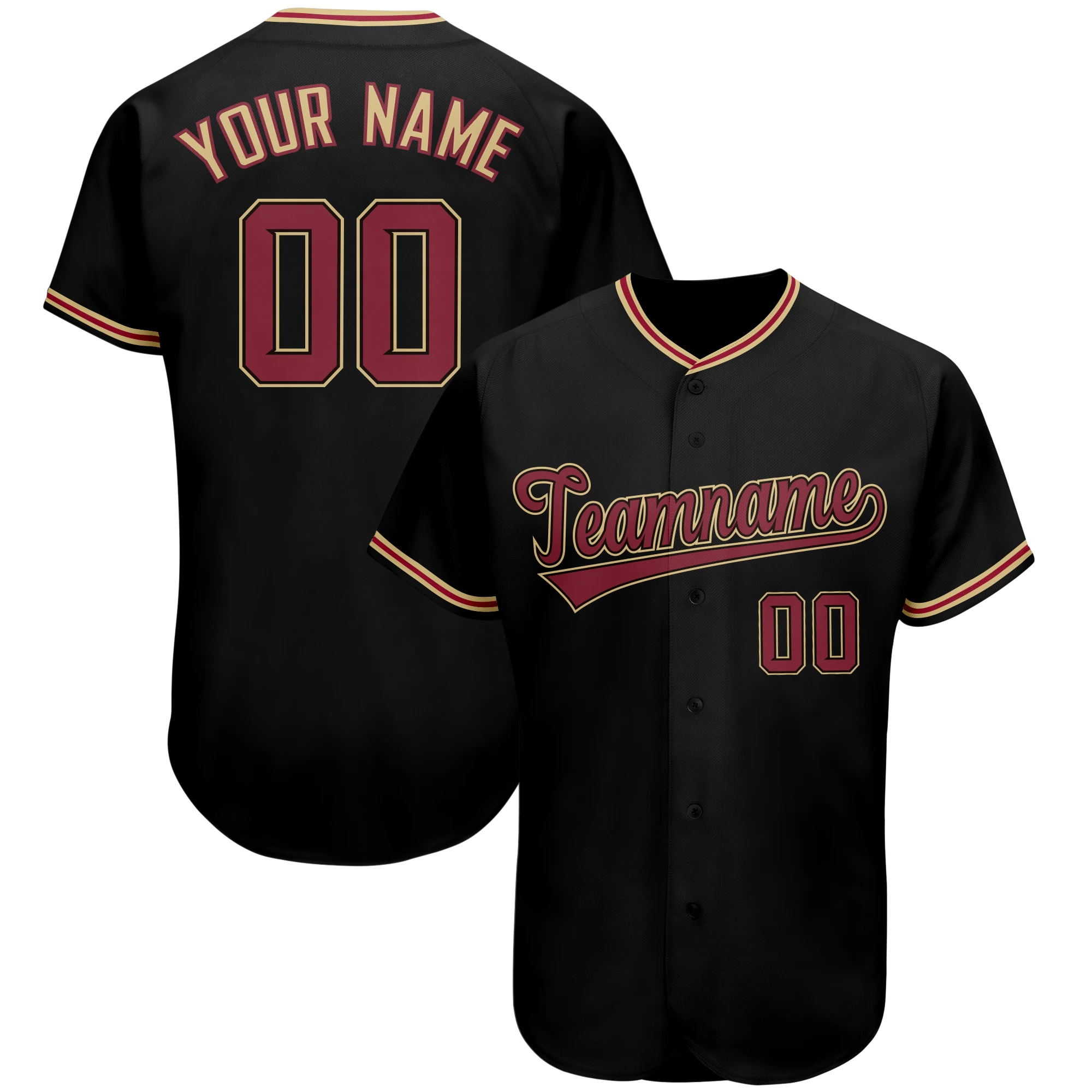 Personalized Baseball Shirt Sublimation Printed Team Name Number Baseball Jersey Softball Game Training Shirt Men/Youth