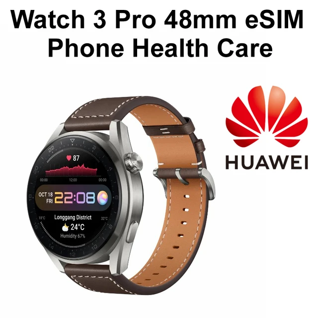  HUAWEI Watch GT 3 (42mm) GPS + Bluetooth Smartwatch (Light  Gold) - International Version : Electronics
