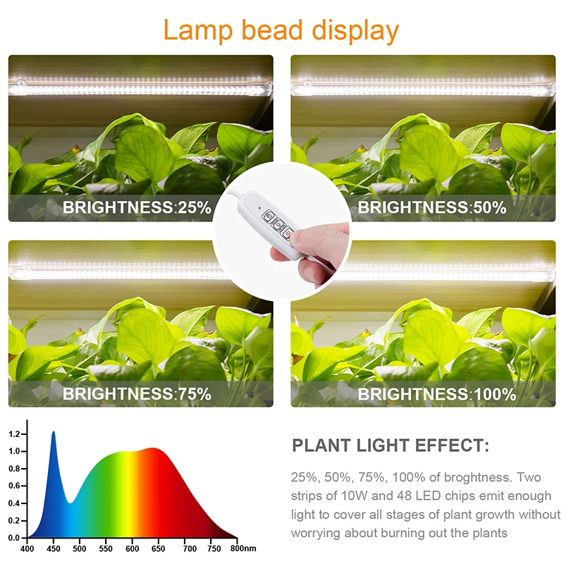 Led Grow Light Grow Light USB Timer Phyto Lamp For Plants Dimmable LED Lamp Phytolamps Full Spectrum Hydroponics Growing Lamps