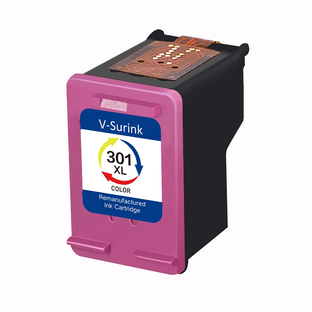 1 Color V-Surink 301XL картридж для hp 301 xl hp 301 чернильный картридж с чернилами hp Deskjet 1000 1050 2000 2050 2510 3050 4500 4630 5530 2540 принтер - Цвет: 1 Color